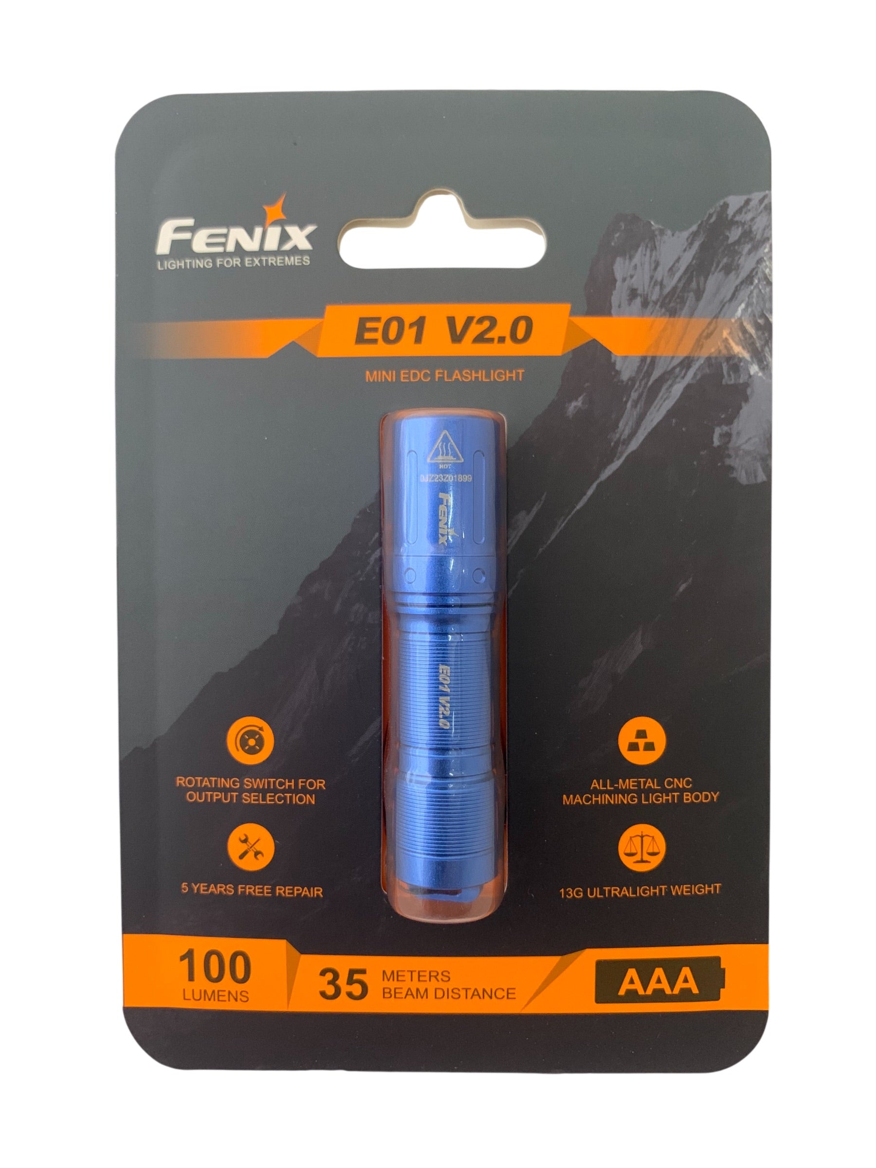 fenix e201 flashlight Fenix E01 V2 100 Lumen Flashlight – Tactical Asia