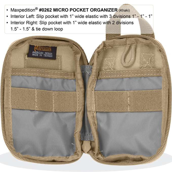 Maxpedition Pico Pocket Organizer - Black - DLT Trading