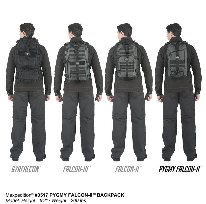 Backpack Falcon 2 Maxpedition Pygmy Falcon II Backpack 18L Black – Tactical Asia