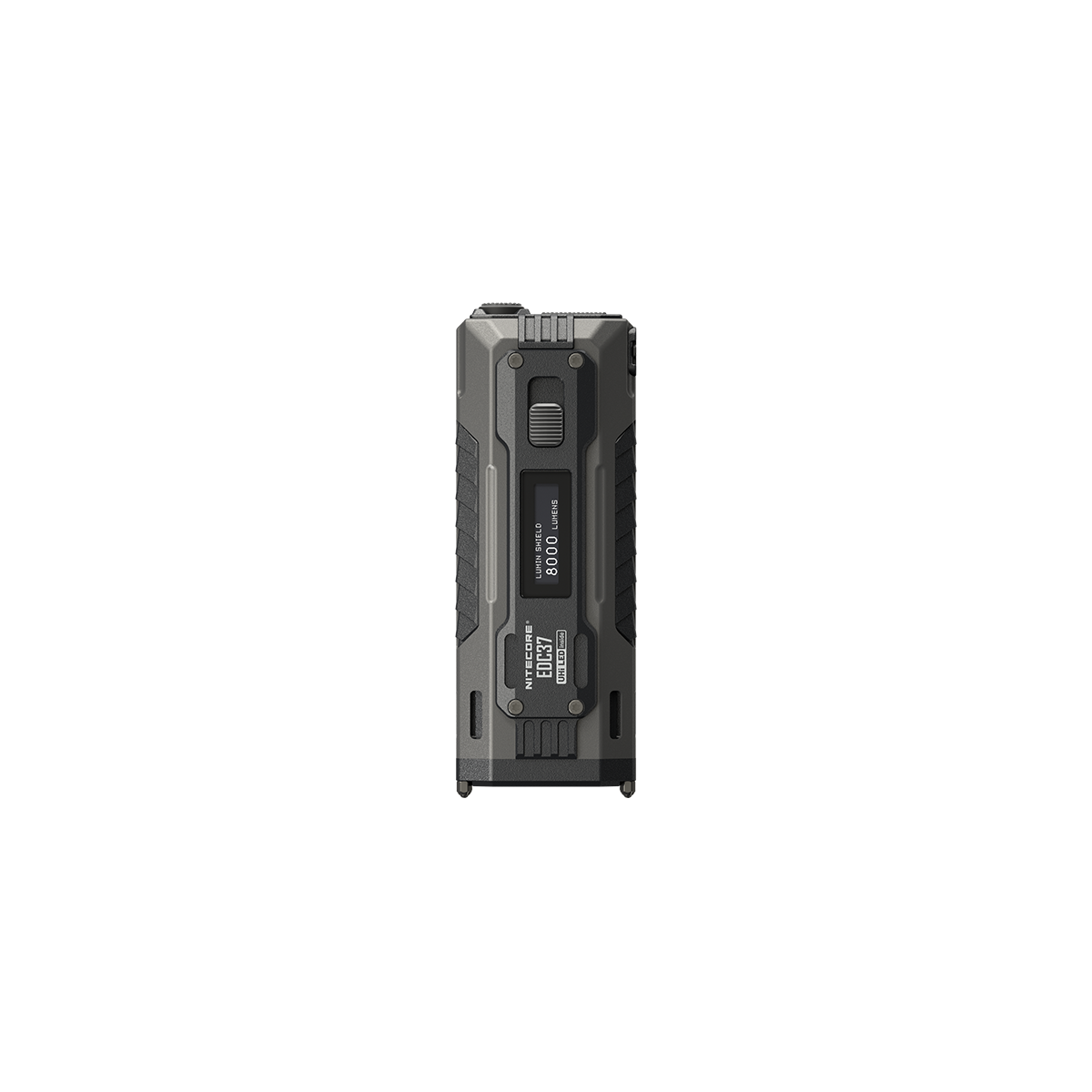 Torcia Nitecore EDC37 – 8000 Lumen, Batteria 8000mAh, Ricarica USB-C, 420m Di Gittata, Rompivetro, Display OLED