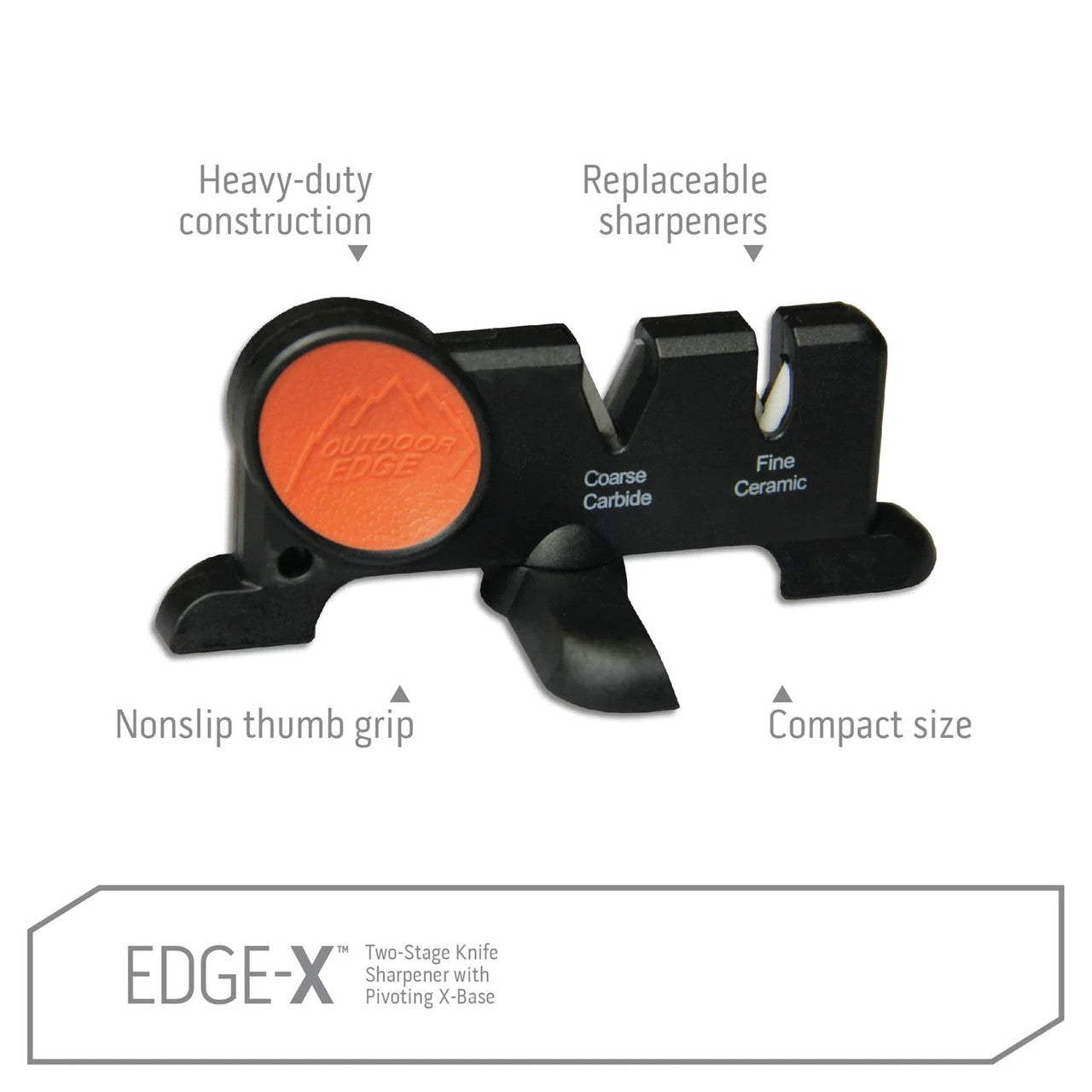 Outdoor Edge EDGE-X 2-Step Sharpener – Tactical Asia