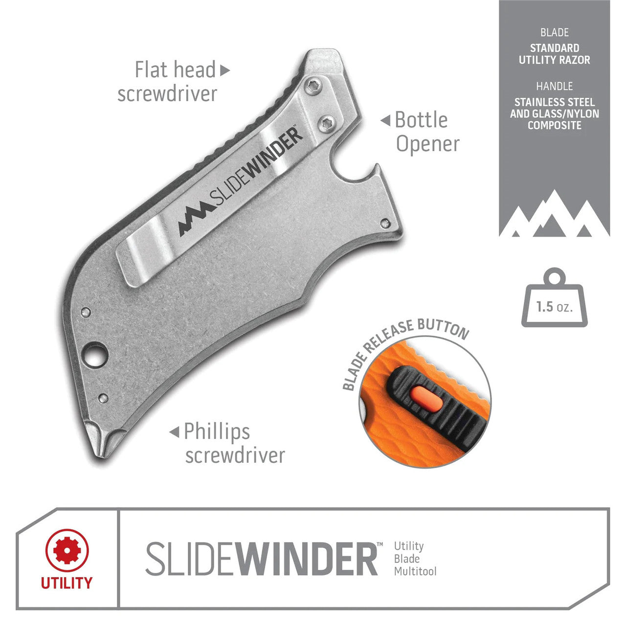 Sliding Razorblade Outdoor Edge Slidewinder Razor Blade Tool – Tactical Asia